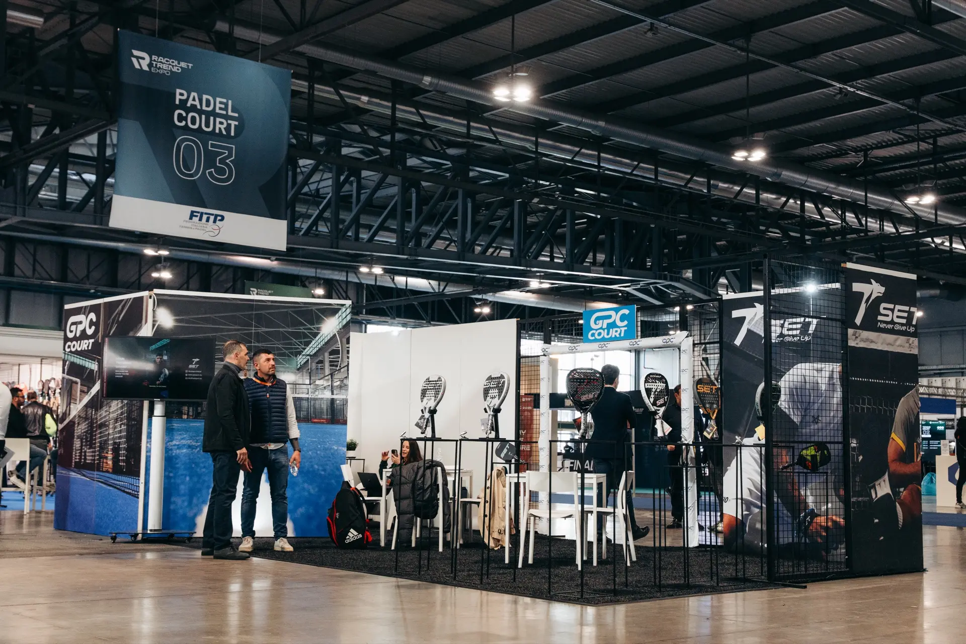 Stand de feria 2025 — Padel Summit, Málaga