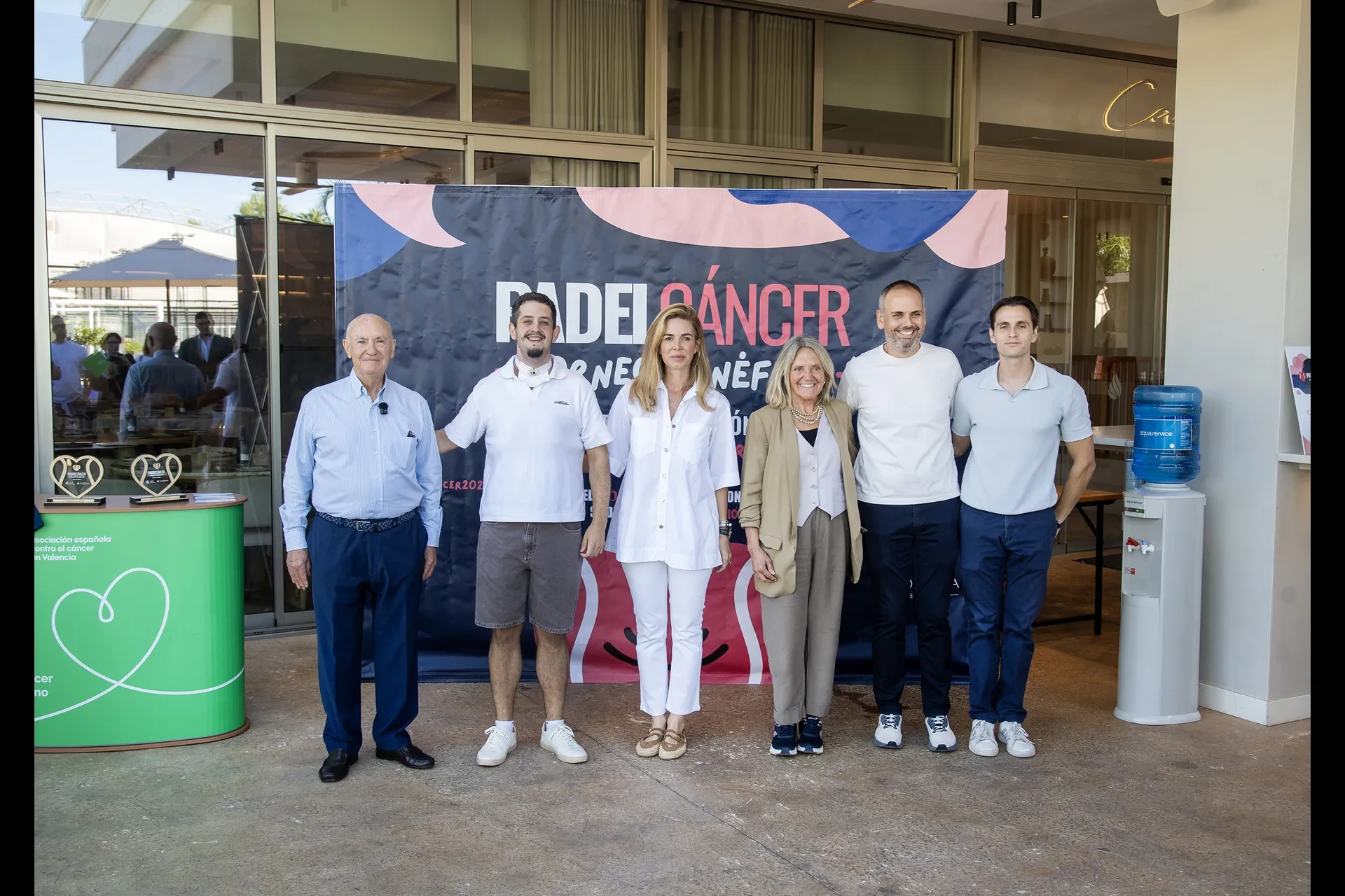 Equipo organizador PadelCáncer en la presentación oficial